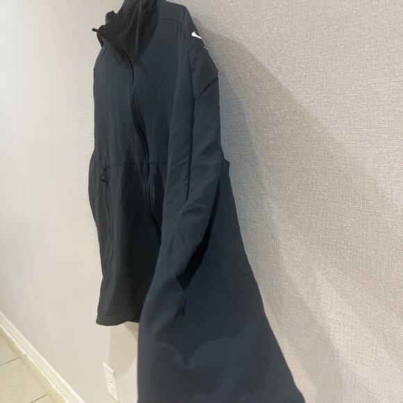 Nike Therma Fit Men Golf Jacket Hoodie SweatshirtXLFleece Full Zip Black - Picture 5 of 13